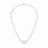 Menottes Dinh Van Extra Large Necklace in White Gold and Diamonds - 2