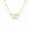 Menottes Dinh Van Necklace in 18K Yellow Gold with Diamonds - 1