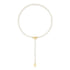 3 Menottes Pearl Lariat Necklace - 3