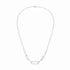 Maillon Medium Necklace in White Gold and Diamonds - 2