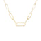 Maillon Small Necklace in 18K Yellow Gold with Diamonds - 1