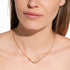 Maillon Small Necklace in 18K Yellow Gold with Diamonds - 3
