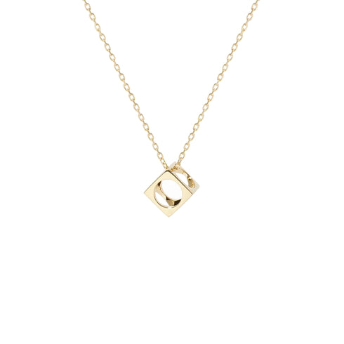Le Pavé Small Pendant in 18K Yellow Gold - 1