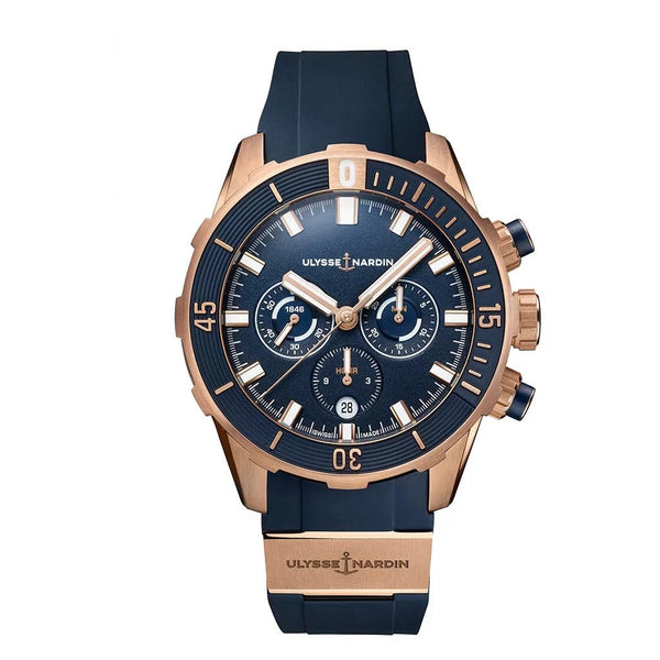 Diver Chronograph 44mm Rose Gold Watch - 1