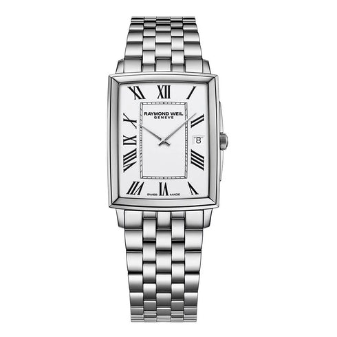 Toccata Mens Classic Rectangular Stainless Steel Watch 37x29mm Watch - 1