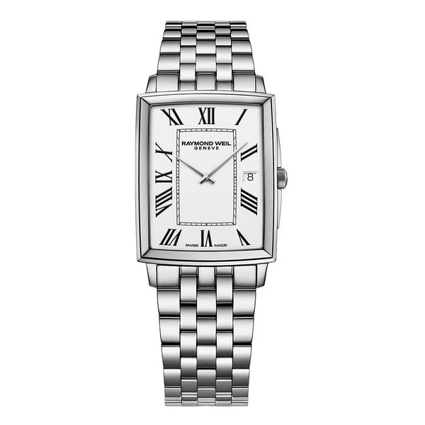 Toccata Mens Classic Rectangular Stainless Steel Watch 37x29mm Watch - 1