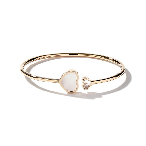 Mother of Pearl And Diamond Bangle - 1