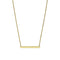 Ice Cube Gold Cube Bar Pendant - 1