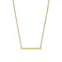 Ice Cube Gold Cube Bar Pendant - 1