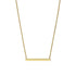 Ice Cube Gold Cube Bar Pendant - 2