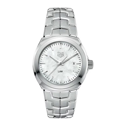 Link 32mm Mother-of-Pearl Dial on Stainless Steel Watch - 1
