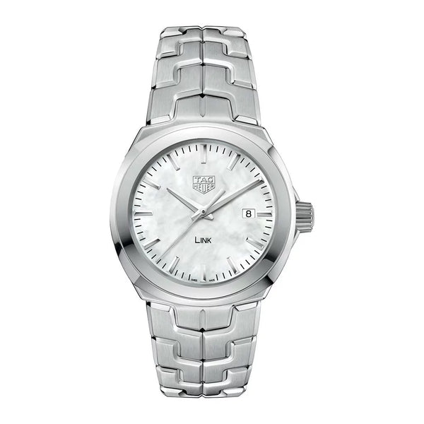Link 32mm Mother-of-Pearl Dial on Stainless Steel Watch - 1