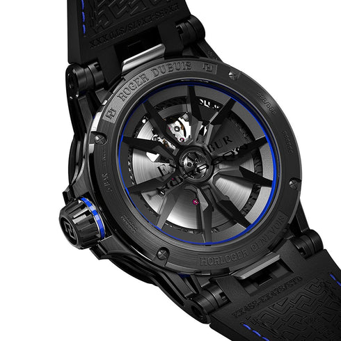 Excalibur Spider Huracan Black DLC Titanium 45mm Watch - 2