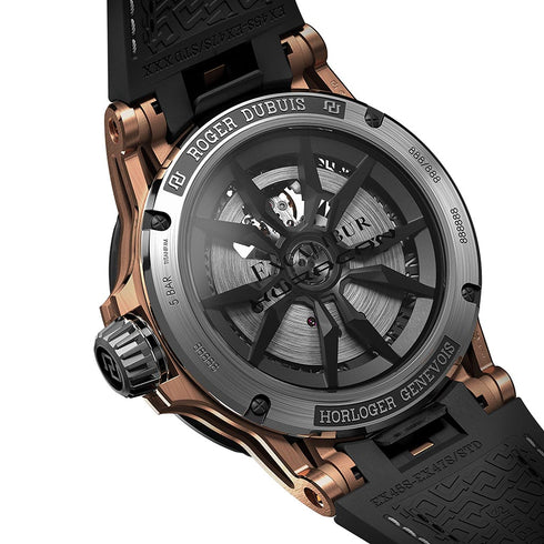 Excalibur Spider Huracan Pink Gold 45mm Watch - 2