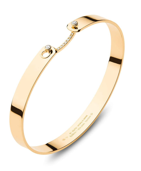 Business Meeting GM Mood Bangle in Yellow Gold - 2
