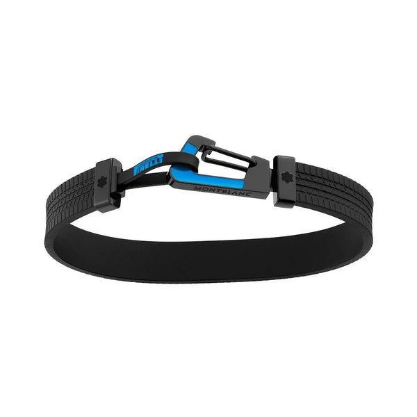 Montblanc Meisterstuck Great Masters Pirelli in Rubber And Steel with Blue Lacquer Bracelet - 1