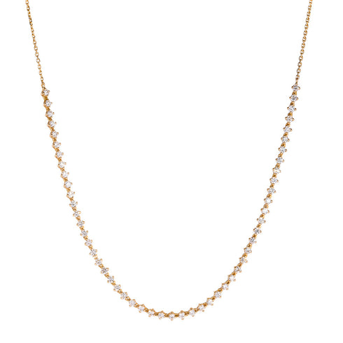 Tennis Choker Diamond Necklace - 1
