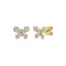 Butterfly Pave Stud Diamond Earrings 0.46ctw - 1
