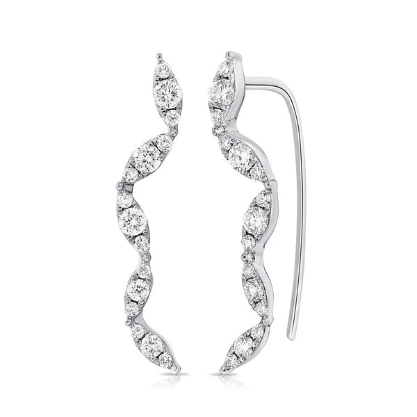Climber Diamond Earrings - 1