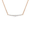 Graduated Diamond Necklace 0.16ctw - 1