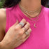 5 Row Split Shank Diamond Ring - 4
