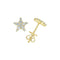 Star Stud Diamond Earrings 0.34ctw - 1