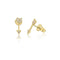 Diamond Arrow Studs - 1