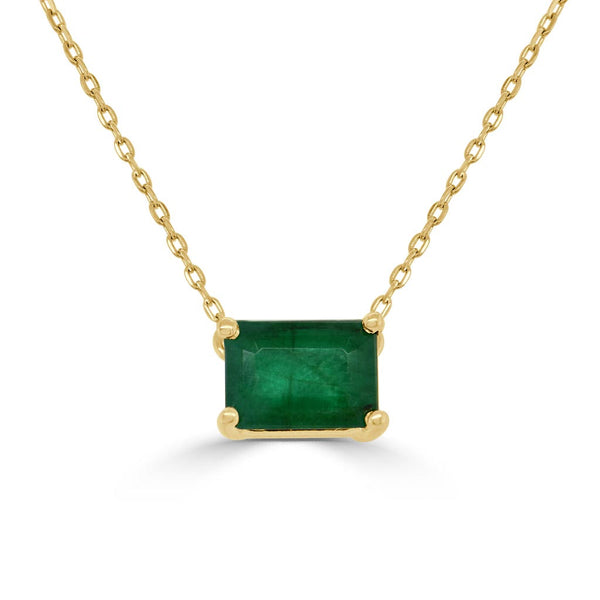 Green Emerald Necklace - 1