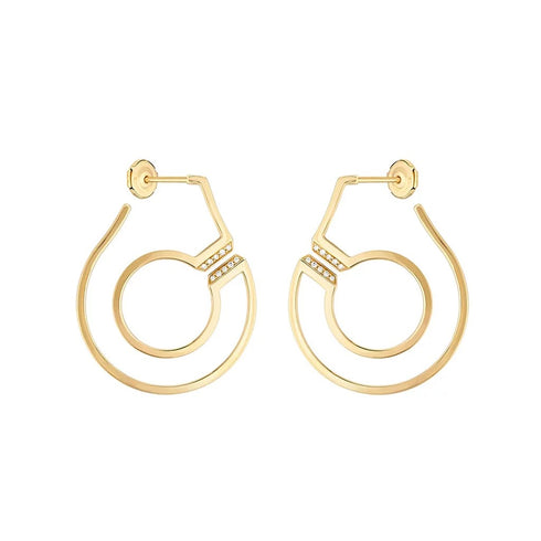 Menottes Dinh Van R27.5 Hoop Earrings - 1