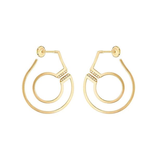 Menottes Dinh Van R27.5 Hoop Earrings - 1