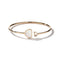 Mother of Pearl And Diamond Bangle - 1
