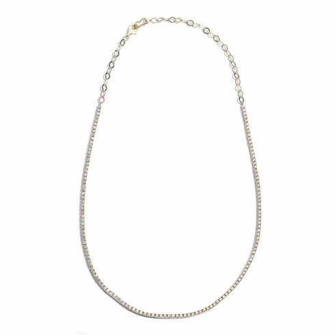 Tennis Diamond Necklace 3ct - 1