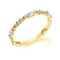 Marquise Diamond Spaced Band - 1