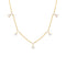 Diamonds By The Inch 5 Station Round Prong Round Diamond Necklace - 1