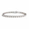 Tennis Chunky Oval Diamond Bracelet - 1