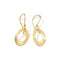 Mini Wavy Oval Earrings - 1