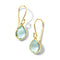 Teeny Blue Topaz Teardrop Earrings - 1