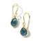 Teeny London Blue Topaz Teardrop Earrings - 1