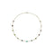 13 Station Assorted Colored Gemstone Confetti Necklace - 1