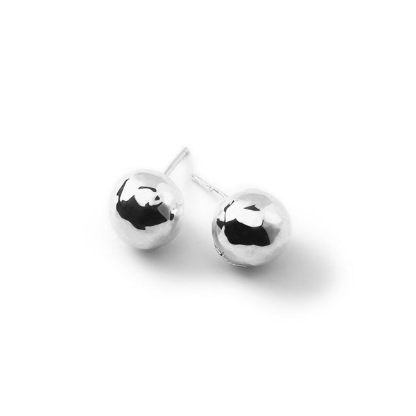 Classico Silver Half Ball Studs - 1