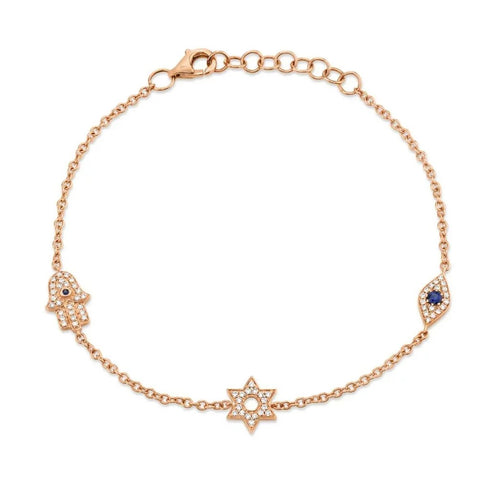 Hamsa Star Eye Bracelet - 1