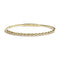 Alternate Bezel Bead Round Diamond Bangle - 1