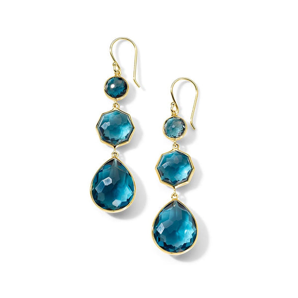 Small Crazy 8s London Blue Topaz Earrings - 1