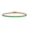 Emerald Round Cut Tennis Bracelet - 1