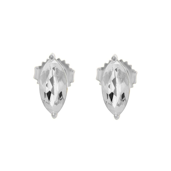 White Topaz Studs - 1