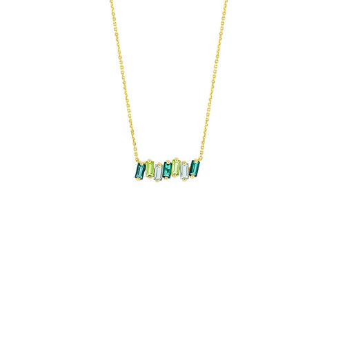 Amalfi Green Mix Bar Pendant - 1