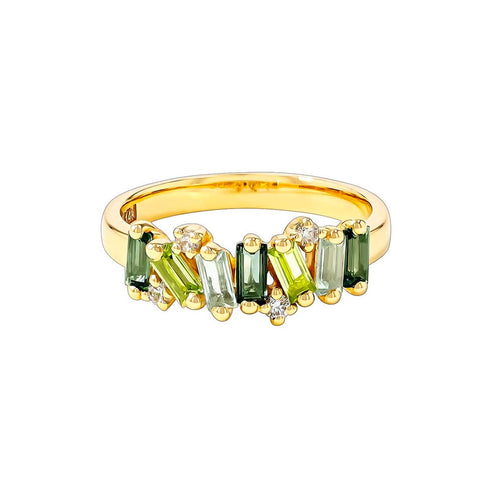 Amalfi Burst Green Mix Half Band - 1