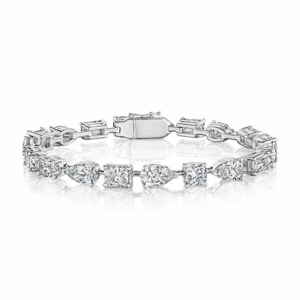 Chunky Multi Shape Diamond Bracelet - 1