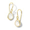 Teeny Mother of Pearl Teardrop Earrings - 1
