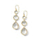 Small Crazy 8s Mother of Pearl Earrings - 1